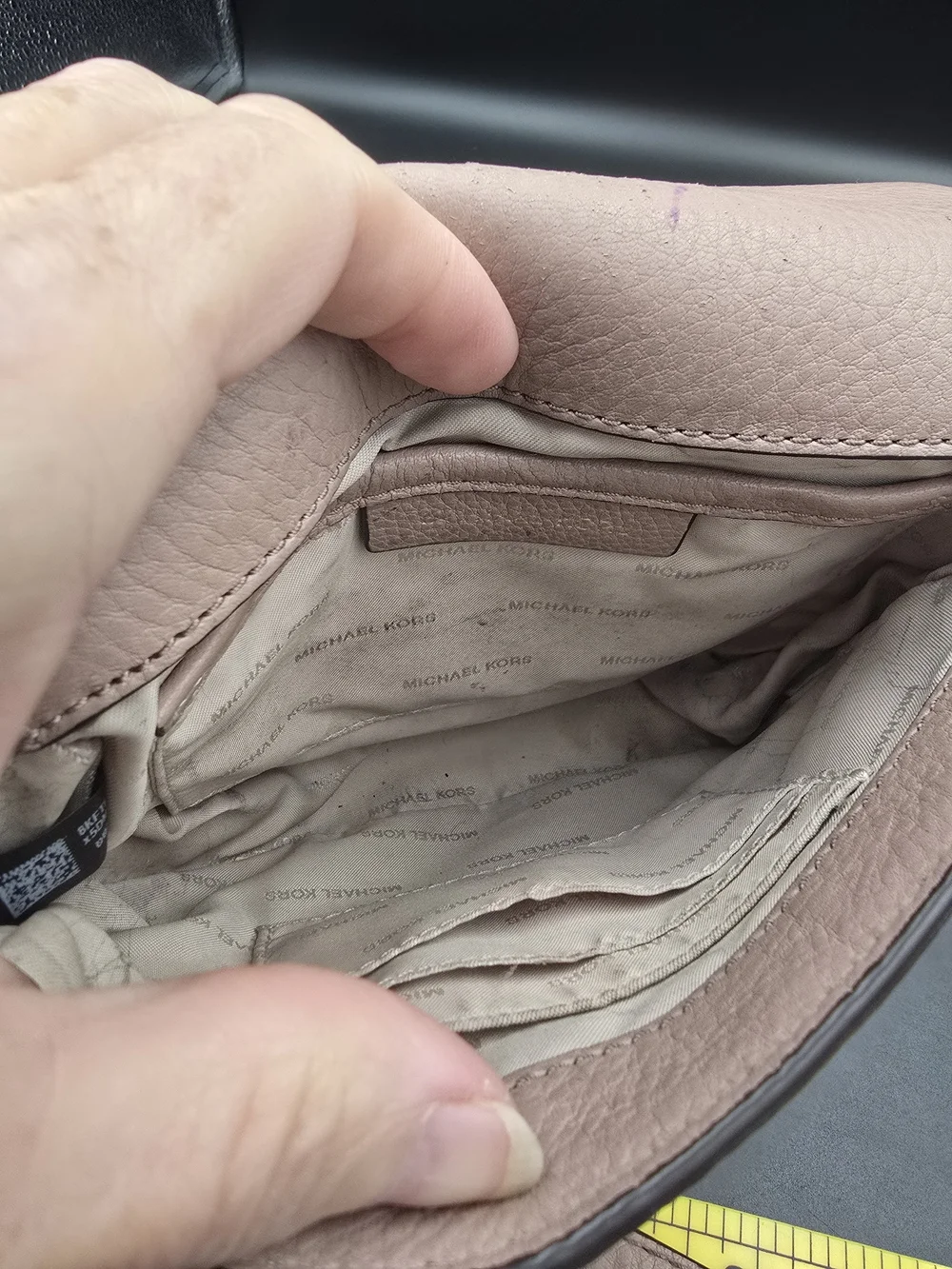 Michael Kors Blush Leather Crossbody Bag